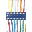 DIY Crafts Flower Embroidery Embroidery Hoop Cross Stitch Kit Needle Punch