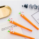 Student Creative Writing Stationery Sign Pen Cartoon Gel Pens Carrot Rabbit