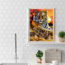 Diamond Painting 5D Full Round Drill Mosaic DIY Tigers World Wall Decoration Kit