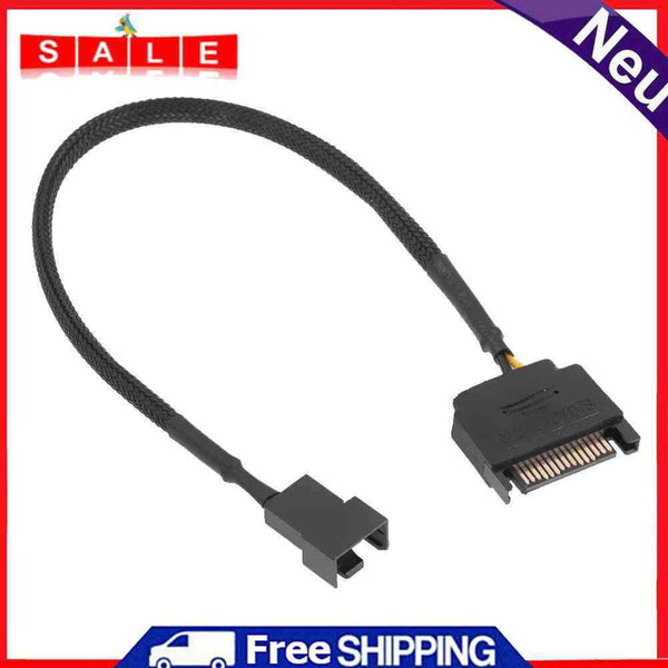 Occitop Extension Cable (SATA 15 Pin to 3 Pin 4 Pin Fan)