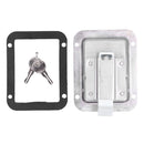 with Keys Stainless Steel Box Lock Handle Lock Cabinet Lock Paddle Door Latch