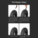 Bicycle Tire Repair Tools Rubber Strip MTB Bike Tyre Maintain Kits (Black) Newly