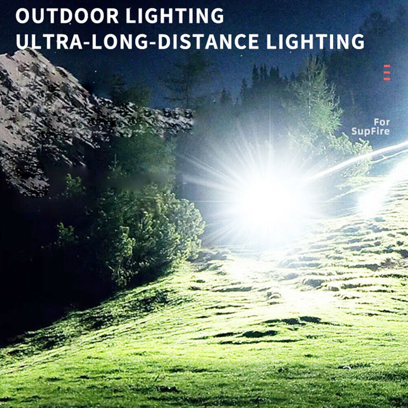 Portable XHP70 LED Camping Lights Outdoor Hiking Waterproof 1500lm Flashlight