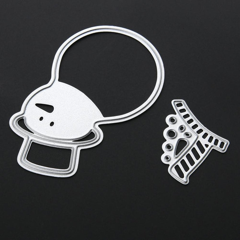 Snowman DIY Metal Stencil for Scrapbook Embossing Craft Cutting Die Decor