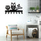 #A Black Metal Key for Door Hallway Front Entryway Office Wall-mounted Clothes R