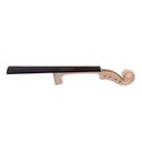 Handgeschnitzte 4/4 Größe Violine Neck Maple Head Kit Unvollendete Ahorn /