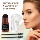 Eyebrow Stamp Stick Set Brow Stencil Hairline Contour (Thick Tube Black)