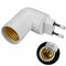 EU-Stecker-Adapter E27 LED Lampe Lampen SockelHalter Fassung Halterung 2022 C2P8