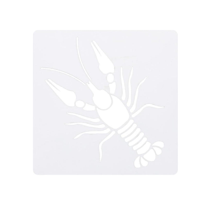 Wall Paint Ocean Sea Animal Painting Hollow Template 6x6Inch Creatures Stencil