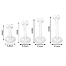 Transparent Personality Piercing Jewelry Tragus Earrings Nose Stud Nose Rings