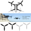 4pcs Propellers Quick Release Prop Blade for Parrot Bebop 2 (Black+White) Newly
