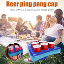 Kids Inflatable Beer Pong Triangle Cap Throwing Interactive Game Prop Toys Newly