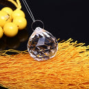 One Hanging 90g 40mm CRYSTAL BALL Sphere Prism Faceted Catcher o Clear V2I4 I5S6