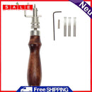 1 Set 5 in 1 Leather Tools Grooves Leather Groover Adjustable Width 1.5-20mm LED