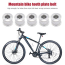 5pcs Aluminum Alloy Single Double Chainring Bolts + Nuts for Mountain Road