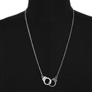 Alloy Valentine's Day Women Gift Lover Freedom Handcuff Pendant Necklace