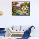 5D Diamond Painting DIY running water Full Round Drill Mosaic Picture