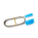 Aquarium Pipe Cleaning Brush Tube Flexible Double Ended Hose Cleaner (Blue)
