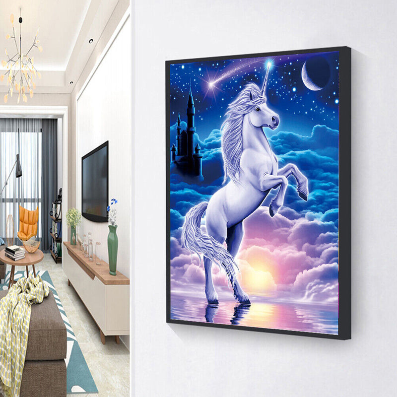 Cartoon Horse Diamond Painting 5D DIY Full Square Drill Mosaic Handmade Wall Art