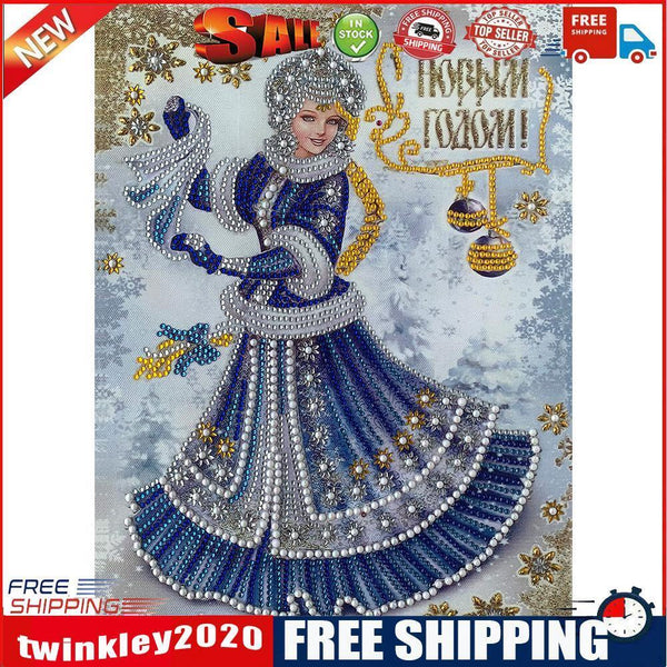 5D DIY Diamond Painting Russian Beauty Special Shaped Drawing Kit Wall Art