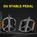 PROMEND Mountain Bike Aluminum Alloy Pedals with Reflector Footpegs Cycling Part