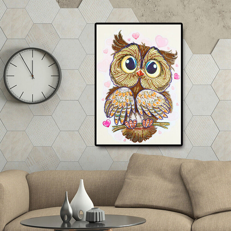 Special Shaped Drill Diamond Painting DIY Cute Bird Cross Stitch Embroidery Kit