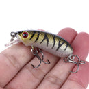 5pcs 5cm 7g Bionic Crank Fishing Lures Jig Hooks Artificial Baits Tackle