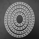 4pcs Metal Cutting Dies Stencils for DIY Scrapbooking (Elliptical Butterfly-2524)