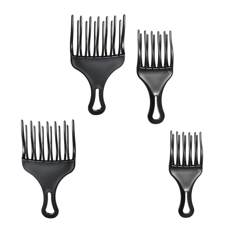 Hairdressing Fork Comb Afro-comb Smooth Hair Styling Tools Hairbrush (B)