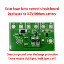 Solar Lawn Lamp Controller 3.7V Lithium Battery Spotlight Circuit Board w/S