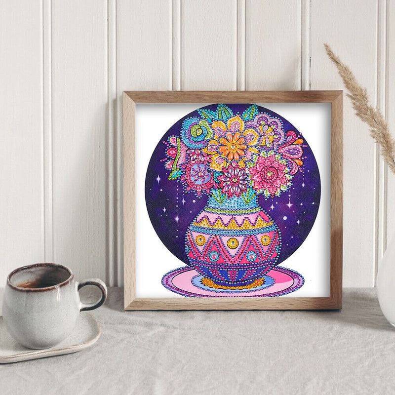 DIY Part Special Shape Diamond Painting Kit 5D vase Drawing