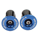 1 Pair Bicycle Handle Bar Grip End Cap Road MTB Handlebar End Plugs (Blue) Newly