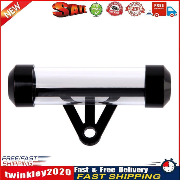 Black Waterproof Motorcycle Motorbike Tube Tax Disc Cylindrical Holder Newly