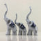 Set mit 3 Elefanten Familien Figuren Tisch Tierstatuen   Dekor
