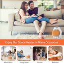 2000W Electric Space Heater 3 Modes Fast Heating Small Heaters Fans for Office
