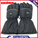 2pcs Winter Electric Heated Gloves w/ Battery Pack 3-Gear Adjustable Gloves Gift