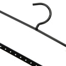 Wall Earring Organizer Hanging Holder Necklace Display Rack Holder (Black)