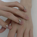 Fashion Adjustable Open for Women Men Ring Party Statement Simple Personality
