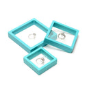 10pcs Transparent Floating Display Stand Necklace Bracelet Jewelry Square Hol