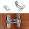Stainless Steel Sliding Door Bolt Right Angle Home Safety Gate Bolt Lock Newly
