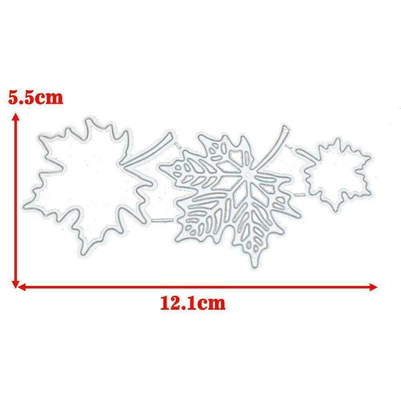 Maple Leaf Metal Cutting Dies Stencils Scrapbooking Embossing Craft Paper S7Q4