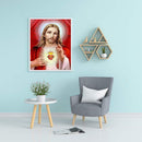 Full Embroidery Printed 3 Strands 11CT Jesus Kit Stamped DIY Cross Stitch K