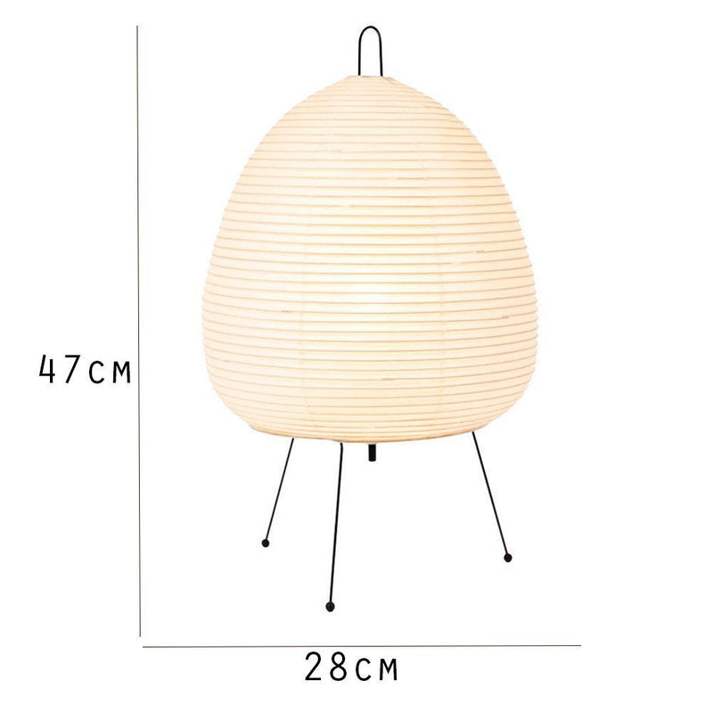 Desk Light Bedroom Lantern Bedside Tripod Table Lamp Japanese-style Paper Lamp