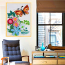 Quilling Flower Partial Special Shape Crystal Diamond Painting DIY (GT197) Newly