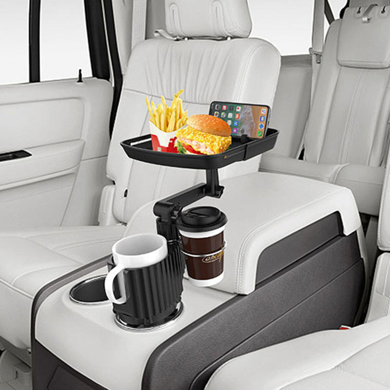 Vehicle Organizer for Meals Adjustable Car Food Storage Holder Car Accessories