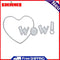 Cutting Die Decor Carbon Steel Heart Mother Craft Embossing - 133532
