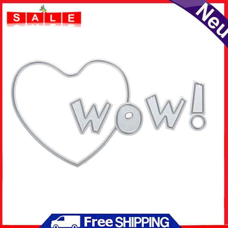 Cutting Die Decor Carbon Steel Heart Mother Craft Embossing - 133532