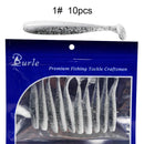 10x 9cm 4.2g Bionic Mandarin Fish Fishing Lures Artificial Soft Bait (1)
