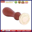 Retro Plant Wood Handle Metal Sealing Wax Stamps DIY Craft Stamp (C083)