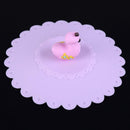 Silicone Cartoon Cup Cover Creative Anti-Dust Sealing Coffee Lid Caps(5)